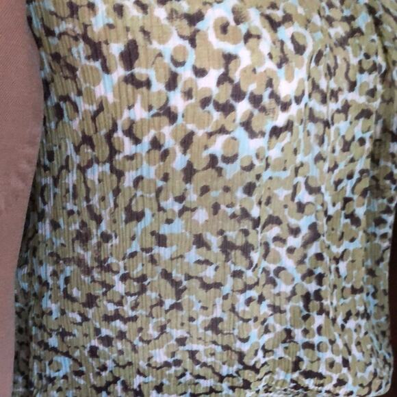 Banana Republic Sheer Floral Transparent Blouse Top V-Neck Sleeveless Size XS - Picture 10 of 10